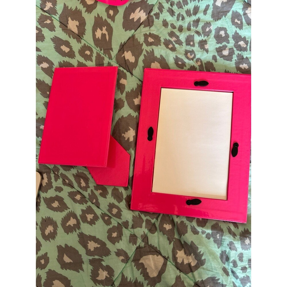 Victoria’s Secret PINK Picture Frame Hot Pink Best Kisser Collectible 4x6 New - Picture 7 of 7